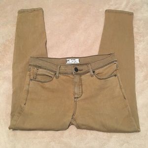 Free People Tan Skinny Jeans 61855-16515125